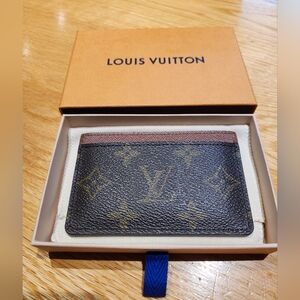 Brown Monogram Louis Vuitton Cardholder